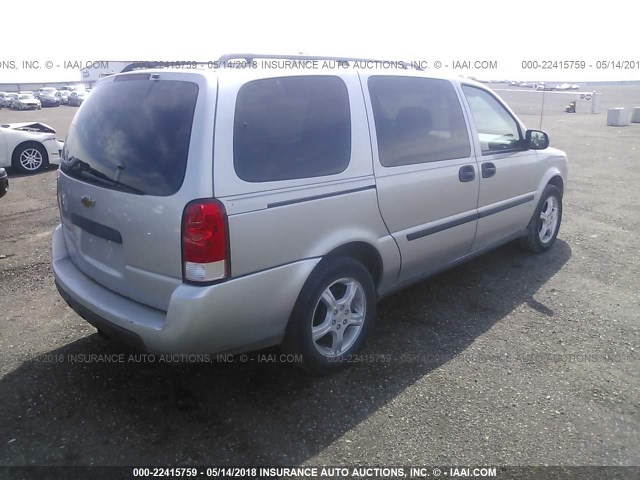 1GNDV23138D175051 - 2008 CHEVROLET UPLANDER LS SILVER photo 4
