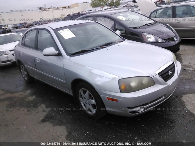 KMHDN46D14U864036 - 2004 HYUNDAI ELANTRA GLS/GT GRAY photo 1