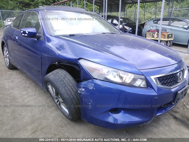 1HGCS1B88AA000485 - 2010 HONDA ACCORD EXL BLUE photo 6