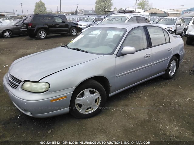 1G1NE52J5Y6256145 - 2000 CHEVROLET MALIBU LS 银色 照片 2