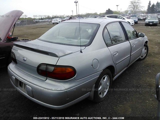 1G1NE52J5Y6256145 - 2000 CHEVROLET MALIBU LS 银色 照片 4