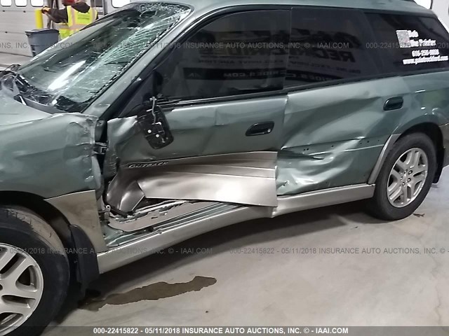 4S3BH675747637227 - 2004 SUBARU LEGACY OUTBACK AWP 棕色 照片 6