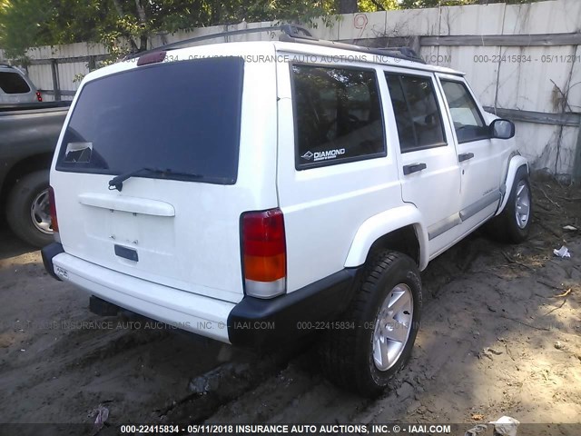 1J4FT68S4XL660071 - 1999 JEEP CHEROKEE SPORT/CLASSIC WHITE photo 4