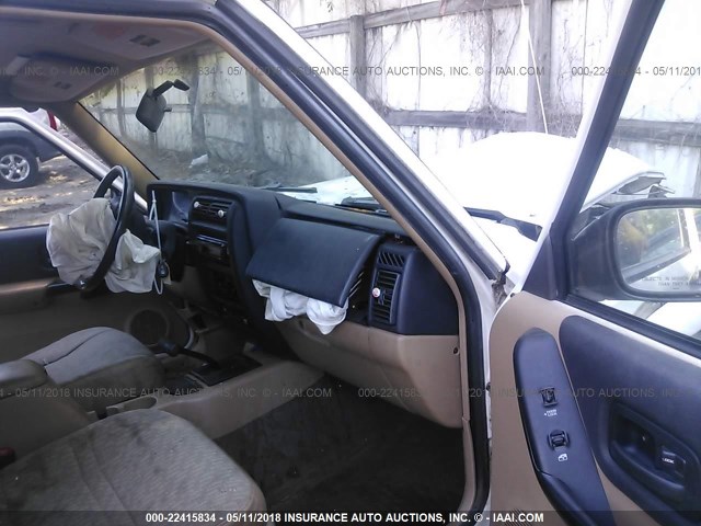1J4FT68S4XL660071 - 1999 JEEP CHEROKEE SPORT/CLASSIC Biały zdjęcie 5