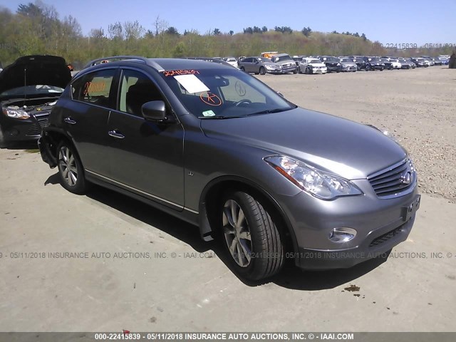 JN1BJ0HR5FM773091 - 2015 INFINITI QX50 GRAY photo 1