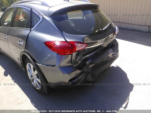 JN1BJ0HR5FM773091 - 2015 INFINITI QX50 GRAY photo 6