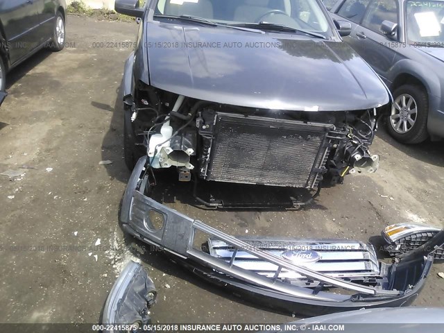 1FMDK02W18GA01315 - 2008 FORD TAURUS X SEL BLACK photo 6