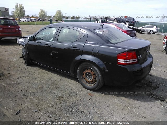 1B3CC4FB6AN168798 - 2010 DODGE AVENGER SXT BLACK photo 3