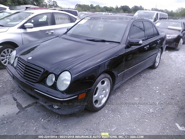 WDBJF70G6YA955561 - 2000 MERCEDES-BENZ E 430 BLACK photo 2