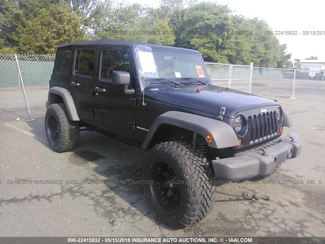 1J4BA3H19AL161946 - 2010 JEEP WRANGLER UNLIMITE SPORT BLACK photo 1