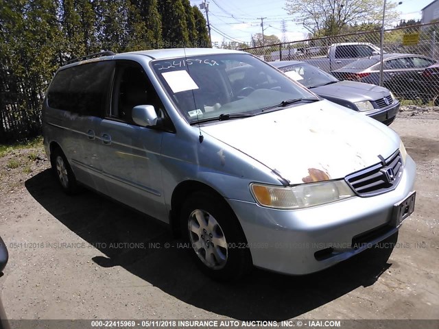 5FNRL18093B080056 - 2003 HONDA ODYSSEY EXL BLUE photo 1