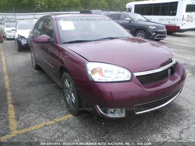 1G1ZT51826F277487 - 2006 CHEVROLET MALIBU LT RED photo 1