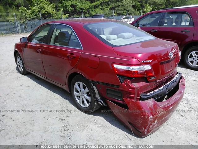 4T1BE46K79U281788 - 2009 TOYOTA CAMRY SE/LE/XLE Қызыл фото 3