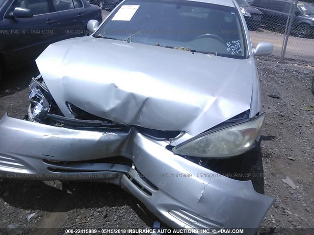 4T1BE32K03U763994 - 2003 TOYOTA CAMRY LE/XLE/SE SILVER photo 6