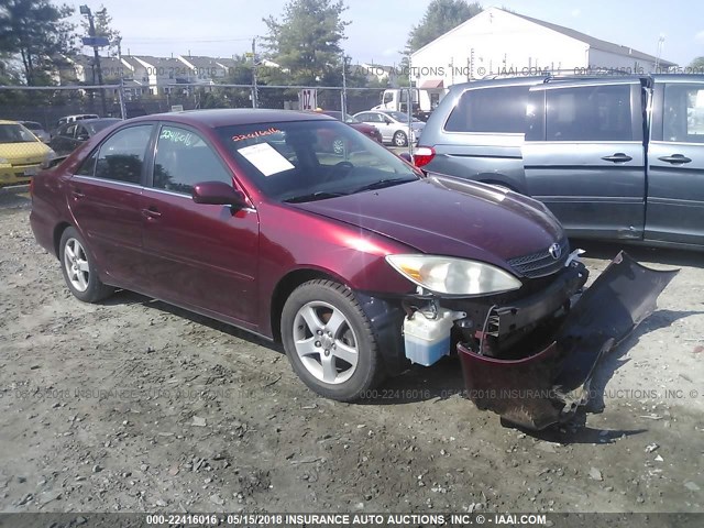 4T1BE30K54U273720 - 2004 TOYOTA CAMRY LE/XLE/SE 红色 照片 1