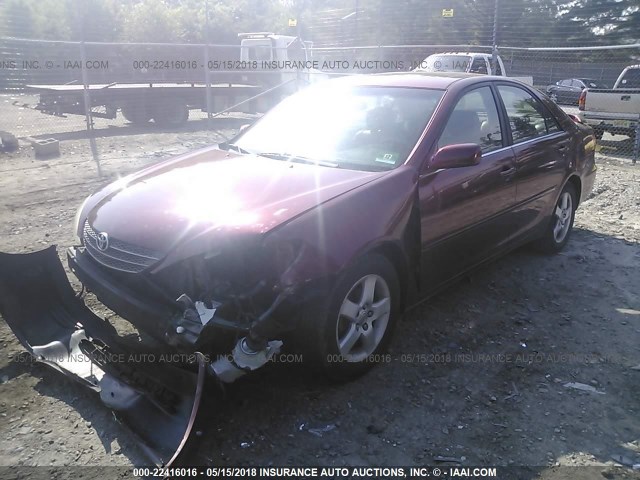 4T1BE30K54U273720 - 2004 TOYOTA CAMRY LE/XLE/SE 红色 照片 2