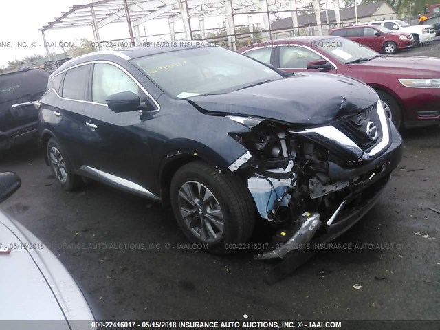 5N1AZ2MH3HN195284 - 2017 NISSAN MURANO S/SL/SV/PLATINUM GRAY photo 1