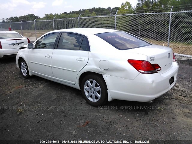 4T1BK3DB5AU367627 - 2010 TOYOTA AVALON XL/XLS/LIMITED WHITE photo 3