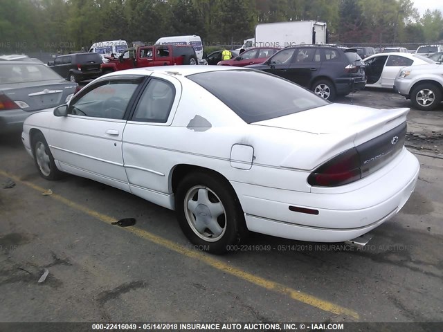 2G1WW12M2V9182952 - 1997 CHEVROLET MONTE CARLO LS WHITE photo 3