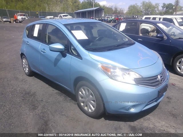 3N1CE2CP5FL407006 - 2015 NISSAN VERSA NOTE S/S PLUS/SV/SL/SR BLUE photo 1