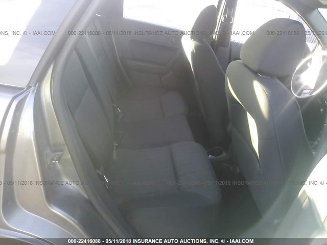 1FAHP3FN6BW121253 - 2011 FORD FOCUS SE GRAY photo 8