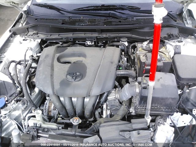 3MYDLBZV7GY104196 - 2016 TOYOTA SCION IA WHITE photo 10