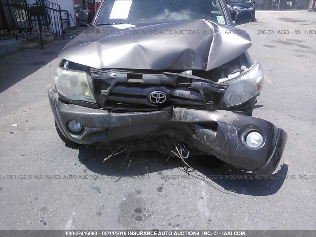 3TMJU4GN5AM094621 - 2010 TOYOTA TACOMA DOUBLE CAB PRERUNNER GRAY photo 6