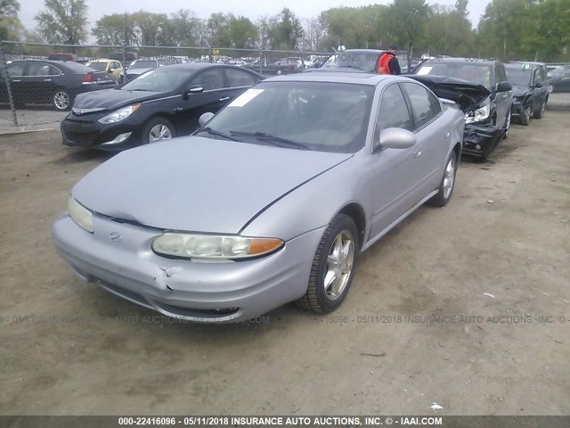 1G3NF52E5YC434273 - 2000 OLDSMOBILE ALERO GLS 银色 照片 2