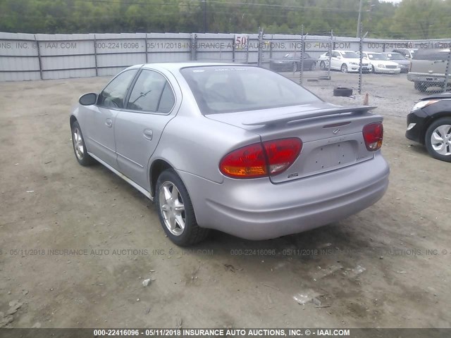 1G3NF52E5YC434273 - 2000 OLDSMOBILE ALERO GLS 银色 照片 3