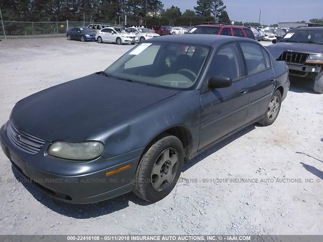 1G1ND52FX5M172165 - 2005 CHEVROLET CLASSIC TEAL photo 2