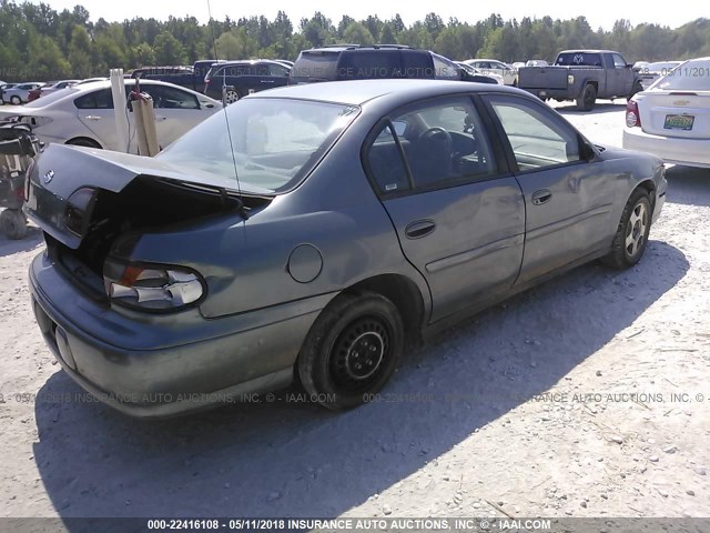 1G1ND52FX5M172165 - 2005 CHEVROLET CLASSIC TEAL photo 4