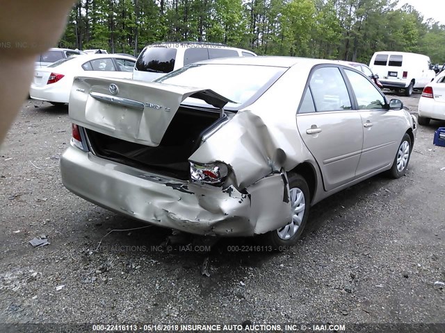 4T1BE32K96U656608 - 2006 TOYOTA CAMRY LE/XLE/SE ოქროსფერი ფოტო 4