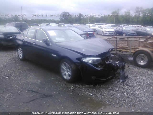 WBAXH5C54DD113893 - 2013 BMW 528 XI BLUE photo 1