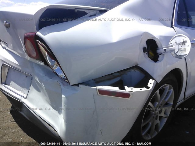 1G1ZE5E02AF173136 - 2010 CHEVROLET MALIBU LTZ 白色 照片 6