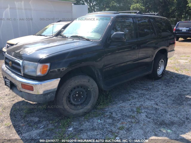 JT3GN86R5T0011377 - 1996 TOYOTA 4RUNNER SR5 BLACK photo 2