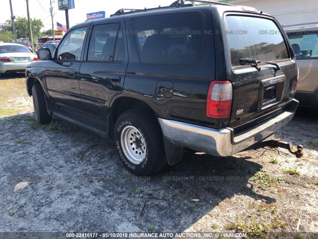 JT3GN86R5T0011377 - 1996 TOYOTA 4RUNNER SR5 BLACK photo 3