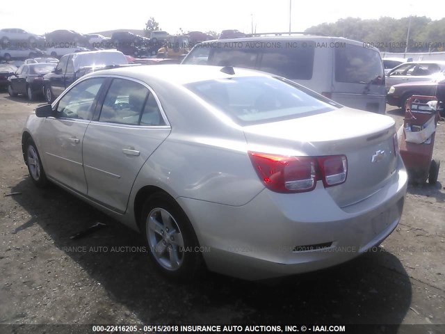 1G11B5SL4EF106323 - 2014 CHEVROLET MALIBU LS 金色 照片 3