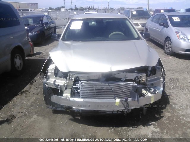 1G11B5SL4EF106323 - 2014 CHEVROLET MALIBU LS 金色 照片 6