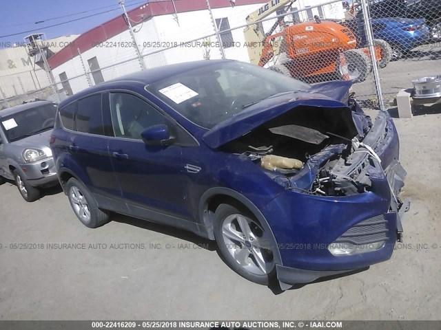 1FMCU0G71FUB39751 - 2015 FORD ESCAPE SE BLUE photo 1