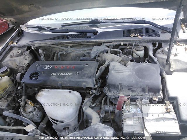 JTDBE30K330212182 - 2003 TOYOTA CAMRY LE/XLE GRAY photo 10