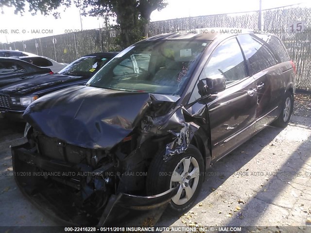 5N1BV28U97N101205 - 2007 NISSAN QUEST S/SE/SL BROWN photo 2