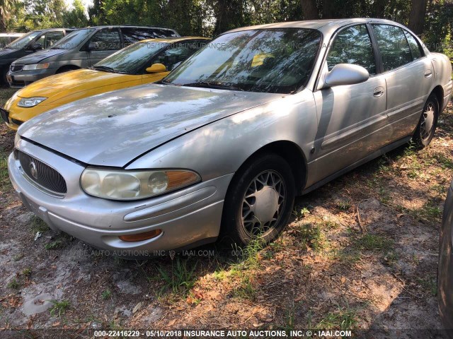 1G4HR54KX2U214857 - 2002 BUICK LESABRE LIMITED SILVER photo 2