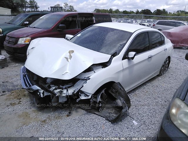 1HGCR2F55FA251912 - 2015 HONDA ACCORD SPORT 白色 照片 2