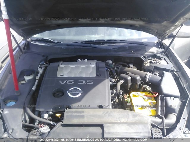 1N4BA41E44C827856 - 2004 NISSAN MAXIMA SE/SL GRAY photo 10