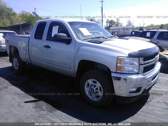 1GC2KXCG9BZ249285 - 2011 CHEVROLET SILVERADO K2500 HEAVY DUTY LT GRAY photo 1