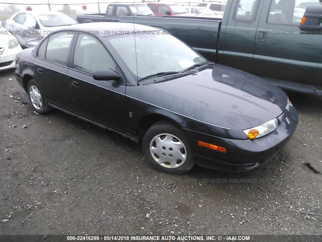 1G8ZG52872Z187099 - 2002 SATURN SL1 BLACK photo 1