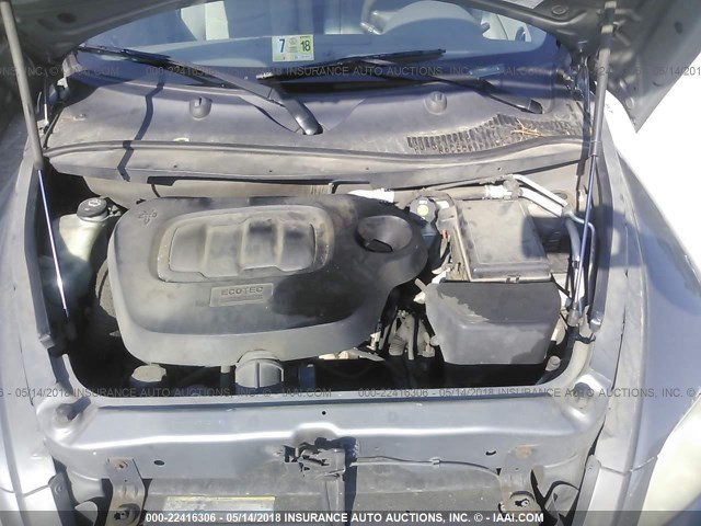3GNDA13D96S641546 - 2006 CHEVROLET HHR LS GRAY photo 10