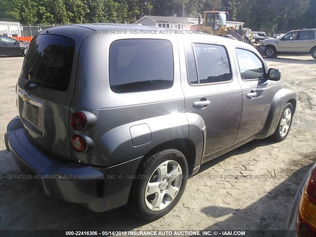 3GNDA13D96S641546 - 2006 CHEVROLET HHR LS GRAY photo 4