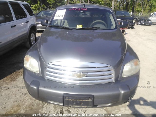 3GNDA13D96S641546 - 2006 CHEVROLET HHR LS GRAY photo 6