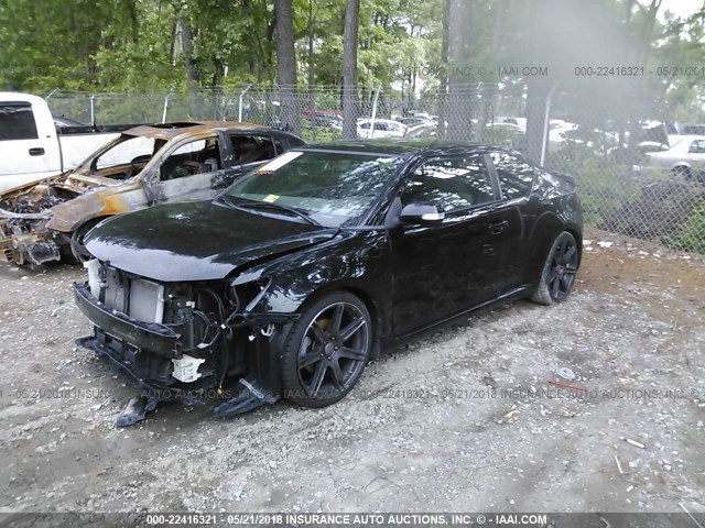 JTKJF5C73C3043204 - 2012 TOYOTA SCION TC 黑色 照片 2